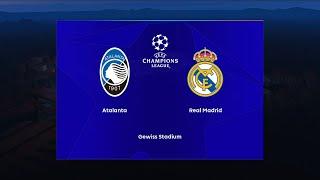 Atalanta vs Real Madrid | Gewiss Stadium | 2024-25 UEFA Champions League | PES 2021