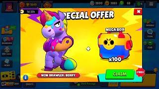 I GOT MEGA BOX !! UPDATE GIFTS !! LEGENDARY REWARDS !!! BRAWL STARS NEW UPDATE!!!