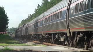 Amtrak PO97 Speeding Though Callahan, Florida