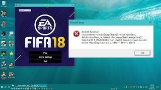 DirectX Function Error on Fifa 18 after windows 10 update (Try this fix first)