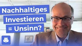 Sind nachhaltige ETF Unsinn? Dr. Andreas Beck über Nachhaltige Geldanlagen im Interview 3/4