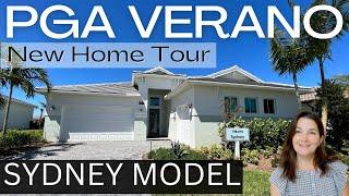 PGA VERANO NEW MODELS - THE SYDNEY NEW HOME TOUR IN PORT SAINT LUCIE, FLORIDA