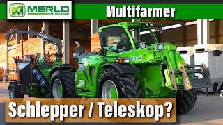 Multifarmer als Traktor? Was kann der Teleskoplader bei Heizomat? (Einsatz Heizohack & Co.)