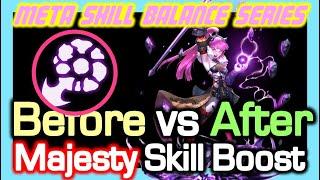 Majesty DPS Before(STG26) vs After(STG27) (KR Sep Boost)/ DPS up for 1x Floor !! / Dragon Nest China