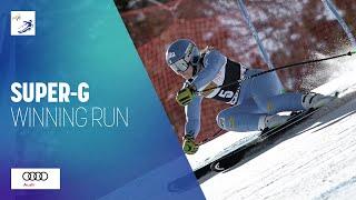 Elena Curtoni (ITA) | Winner | Women's SG | Cortina d'Ampezzo | FIS Alpine