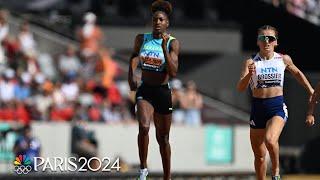 Shaunae Miller-Uibo, 4 months after giving birth, runs inspiring 400m heat at Worlds | NBC Sports