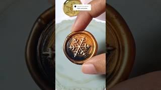 Gold and Black Waxseal Stamp / Marble Waxseal / Waxsealing 