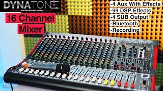 ये Live Sound का 16 Channel Mixer इतने सारे Features के साथ।