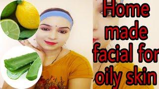 Home made facial for oily skin |Sadhana Beauty Vlogs