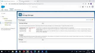 Salesforce Packages and Deployment Process CH 22 Part 1