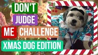 DON'T JUDGE ME CHALLENGE ~ CHRISTMAS DOG EDITION