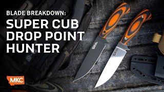 THE MONTANA KNIFE COMPANY SUPER CUB DROP POINT HUNTER