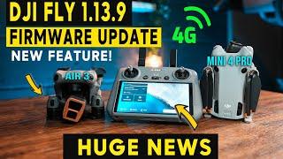 NEW DJI FLY 1.13.9 - DJI Mini 4 Pro / Air 3 HUGE FIRMWARE UPDATE!