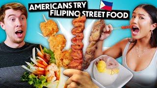 Trying Filipino Street Food For The First Time! (Balut, Kwek Kwek, Isaw, Lumpiang Ubod)