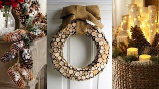 Rustic Christmas Decor Ideas. Cool 50 Rustic Christmas Decorations, Ornaments and Wreaths.