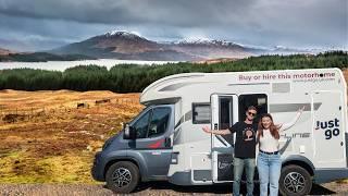 Campervan Scotland -Just Go RV Rental- Roller Team T Line 590 tour