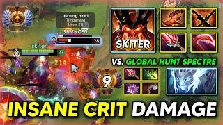 INSANE CRIT DAMAGE CARRY By Skiter Wraith King Bloodthorn Item Build Brutal Sword Smash Vs. Spectre