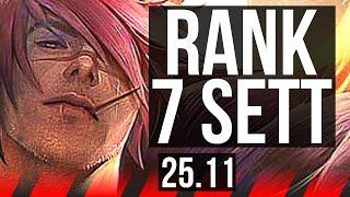 SETT vs RENEKTON (TOP) | Rank 7 Sett, 5/1/3 | KR Grandmaster | 25.11