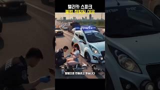 스파크 랠리카 결국 불법 걸렸습니다