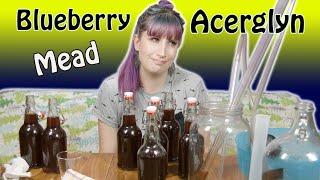 Bottling Blueberry Acerglyn Mead (Maple Syrup)