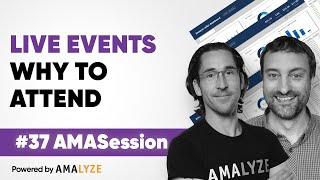 AMALYZE AMA Session Why attend LIVE events? with Augustas from OrangeKlik