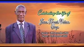 Celebrating the life of James Kariuki Wallace Chege- The Slide Show