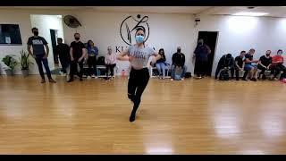 Salsa styling at Kumbala Dance Studio in Dallas