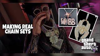 Making New Spider Nation Gang Chain Sets In GTA 5 RP (FiveM) | Blender 3D Modeling