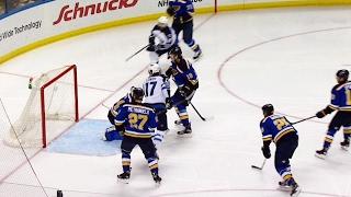 Stuart goes off Brodziak, Bouwmeester and scores