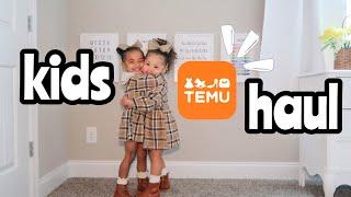 kids TEMU haul | toddler girl clothing haul | clothes for girls from TEMU 2024