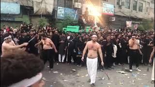 Zanjeer zani karbala Gamay shah Lahore 10th Muharram 2022