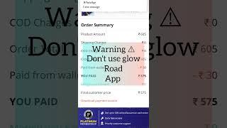 glowroad app.. don't use