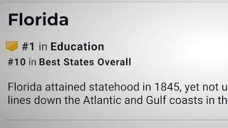 What does Florida's No. 1 in education ranking really mean?