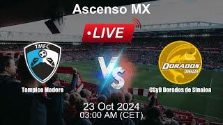  LIVE: Tampico Madero vs CSyD Dorados de Sinaloa - Football Live Score - Mexico Ascenso MX