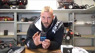 rcgarage68 UNBOXING HOBBYWING EZRUN MAX8 2200kv COMBO ET TUTO PROGRAMMATION FRANCAIS