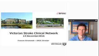 Subacute Stroke data in Victoria - Stroke Foundation and AROC results