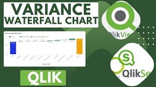 Explore and Learn Variance Waterfall Chart in Qlik #qliksense #tutorial #qlikcloud