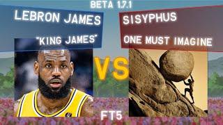 TETR.IO - Lebron James ("King James") vs. Sisyphus (Unhappy) - TETR.IO High Level Replays
