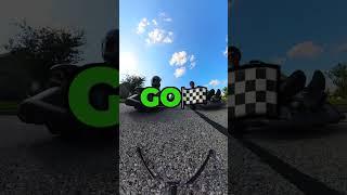 Drag race! $200 Drift kart vs. $2,000 Gokart Pro ️