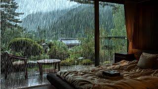 Soft Rain to Reset Your Thoughts Tonight | 12 Hours Rain Sounds for Sleeping, Study, Focus