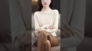 클레이스 울100% 반목폴라 니트