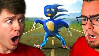 Reacting to KING CRANE REACT to WEIRD SONIC! (Sanic)