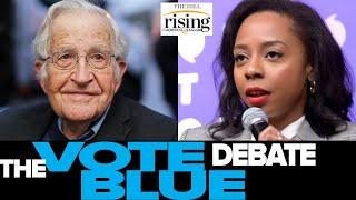 Krystal and Saagar: Noam Chomsky CHALLENGED On Vote Blue No Matter Who, Twitter Erupts