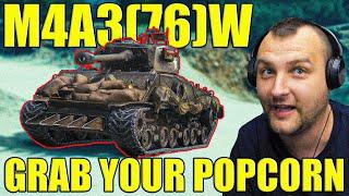 Beautiful Games with the M4A3(76)W in World of Tanks!