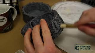 Tutorial How To Paint PrintableScenery Stone and Castle Terrain