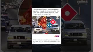 Domino’s busiest day ever was during the O.J. chase—95 million people ordered pizza #shorts #memes