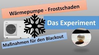 Was tun gegen Frostschaden an der Wärmepumpe?