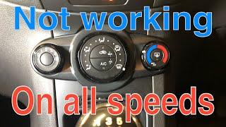 Ford Fiesta Heater Fan not working on all speeds? Here’s the easy fix!