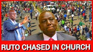 Wueh Ni Kubaya‼️ Ruto chased and rejected in church today by angry kenyans over GACHAGUA IMPEACHMENT