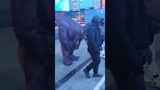 #TimesSquare #NewYork #NYC Pet Raptor #NAKDtv